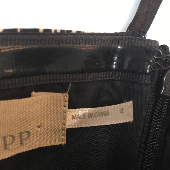 CLOSET CLOSING! Anthro Burlapp strapless dress EUC - Picture 5 of 8